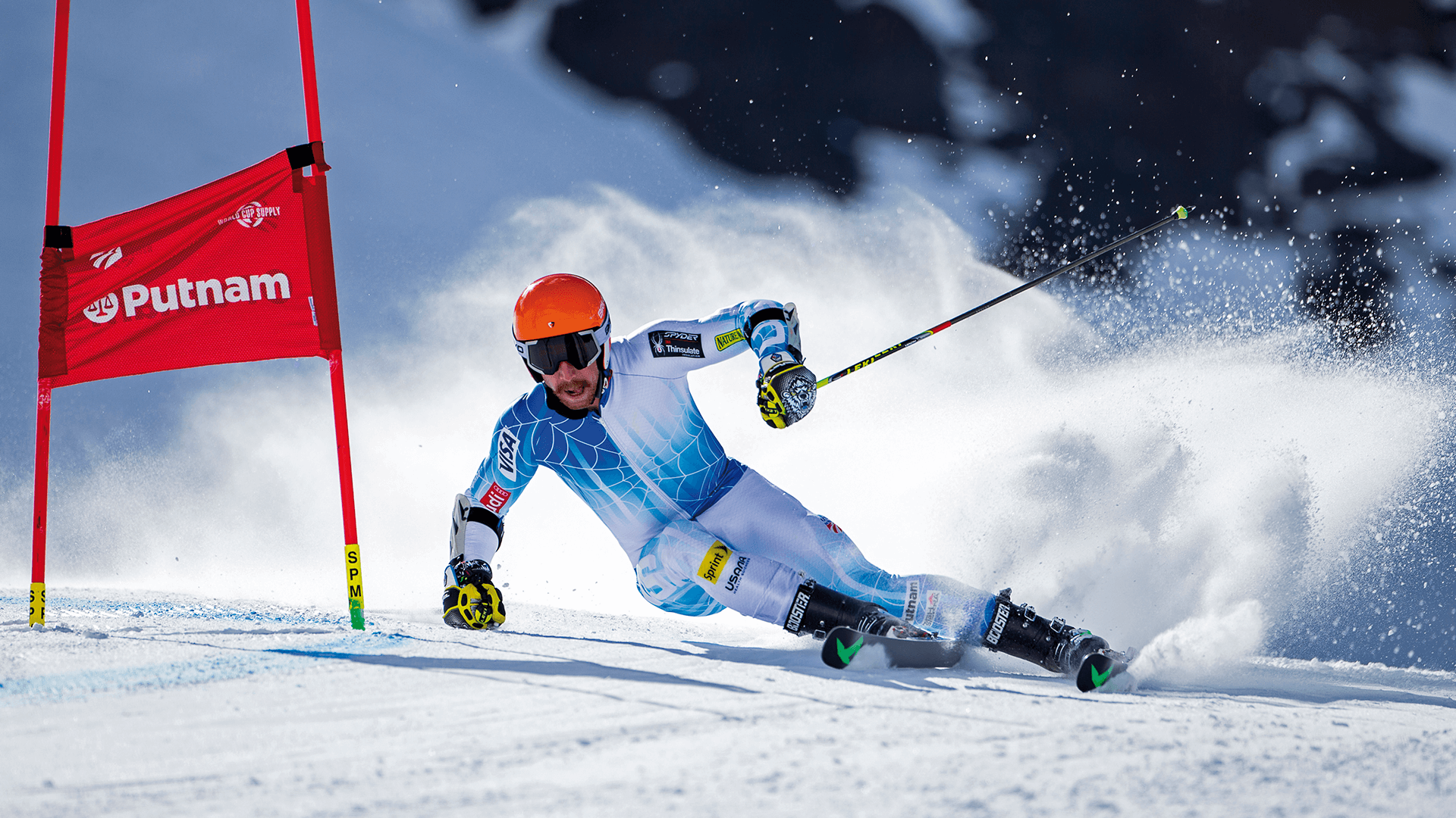 World cup skiing at Ski Portillo